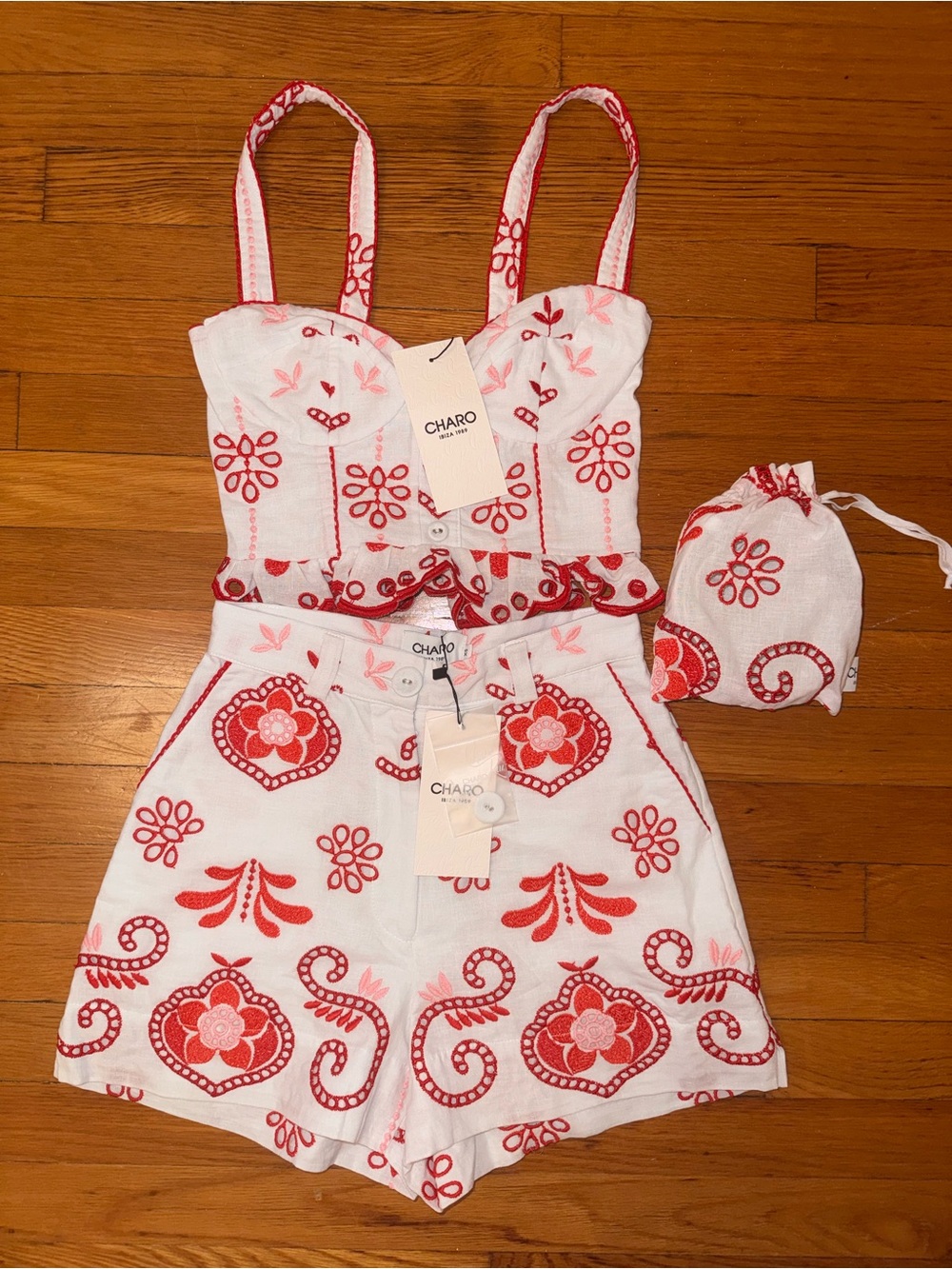 Charo Ruiz Zia Top & Brie Shorts Set
